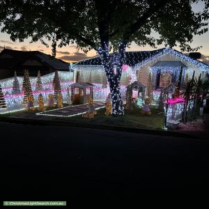 Christmas Light display at 22 Sylvan Circuit, Noarlunga Downs