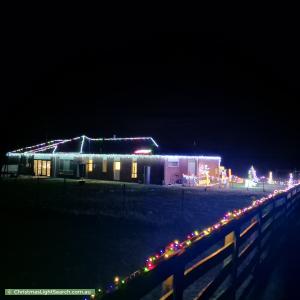 Christmas Light display at 11 Teesdale-Lethbridge Road, Teesdale