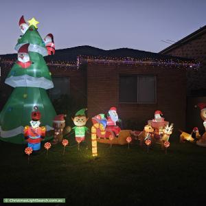 Christmas Light display at 15 Vicliffe Avenue, Campsie