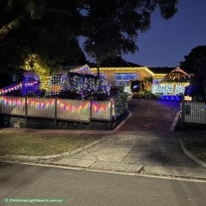 Christmas Light display at 41 Old Kent Road, Mooroolbark