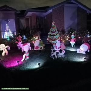 Christmas Light display at 78 Telopea Crescent, Mill Park