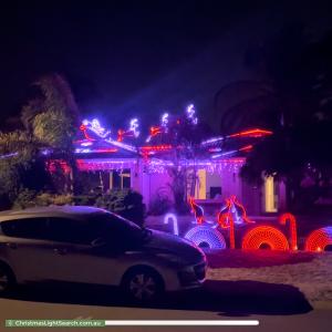 Christmas Light display at 8 Cahow Grove, Ballajura