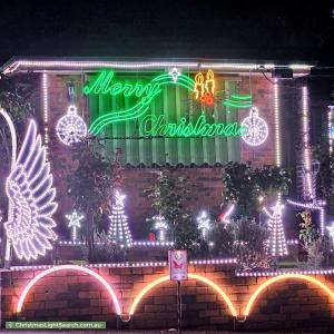 Christmas Light display at 55 Mersey Street, Box Hill North