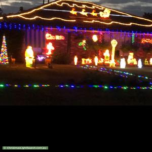 Christmas Light display at 35 Seven Mile Road, Trafalgar