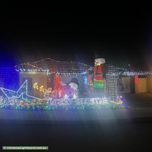 Christmas Light display at 39 Norwich Way, High Wycombe