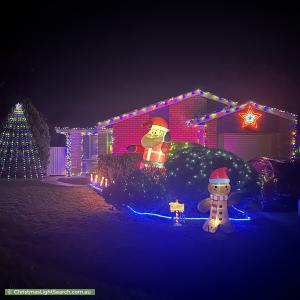 Christmas Light display at 13 Mundawari Circuit, Ngunnawal