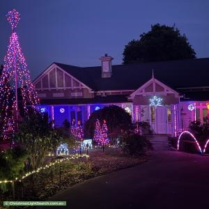 Christmas Light display at 41 Long View Road, Croydon South