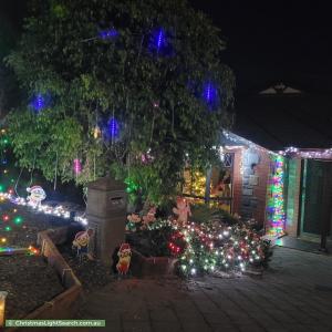 Christmas Light display at 23 Parken Court, Noarlunga Downs