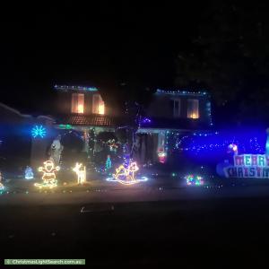 Christmas Light display at 6 Mayfair Court, Chirnside Park
