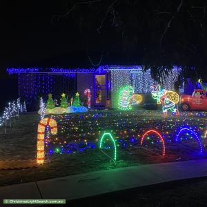 Christmas Light display at 5 Eric Crescent, Mornington