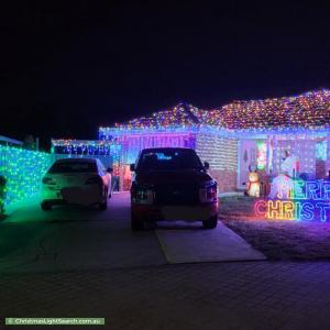 Christmas Light display at 37 Thornhill Crescent, Dunlop