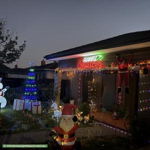 Christmas Light display at 11 Tasman Avenue, Deer Park