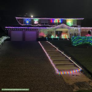 Christmas Light display at  Penrhyn Place, Castle Hill