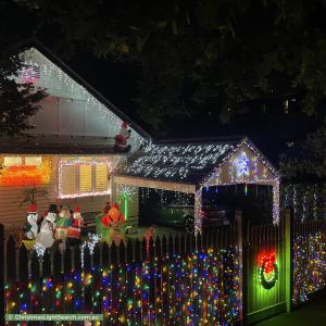 Christmas Light display at 8 Laing Street, Mont Albert