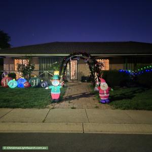 Christmas Light display at 2 La Trobe Close, Palmerston