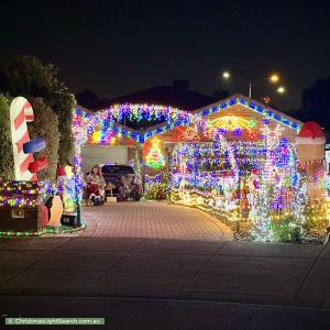 Christmas Light display at 8 Parrakeet Court, Taylors Lakes