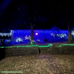 Christmas Light display at  Dennis Court, Bayswater