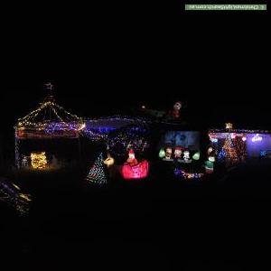 Christmas Light display at 21 Eden Place, Tuncurry