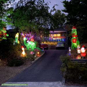 Christmas Light display at 17 Sophia Street, Kingston