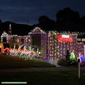Christmas Light display at 44 Stewarts Lane, Sunbury