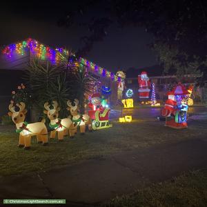 Christmas Light display at  Towt Court, Rowville