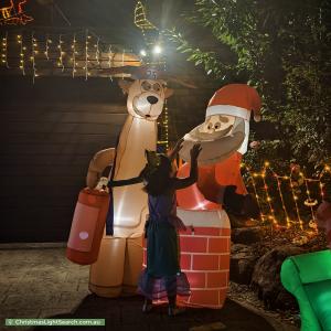 Christmas Light display at 94 Gedye Street, Doncaster East