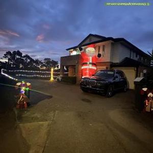 Christmas Light display at 12 Lovely Meadows Court, Rosebud