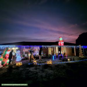 Christmas Light display at 2 Noetia Court, Heathridge