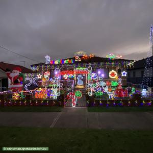 Christmas Light display at  Kemp Street, Mortdale