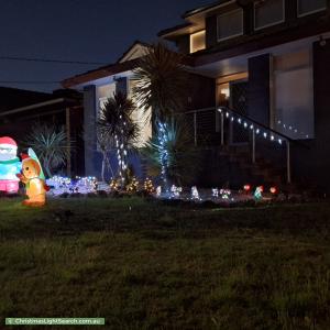 Christmas Light display at  Chapel Street, Glen Waverley