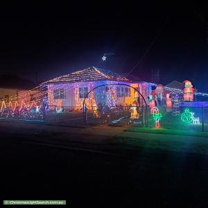 Christmas Light display at 12 Mary Street, Berridale