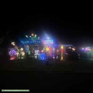 Christmas Light display at 3 Frewin Street, Epping