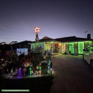 Christmas Light display at 14 Vaina Street, Werribee