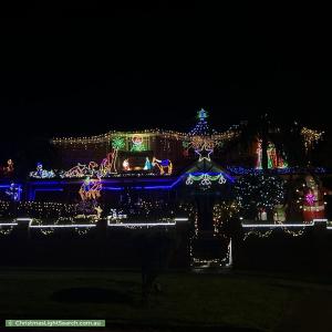 Christmas Light display at 4 Hall Road, Hornsby