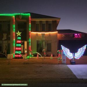 Christmas Light display at 7 Flagtail Outlook, Yanchep
