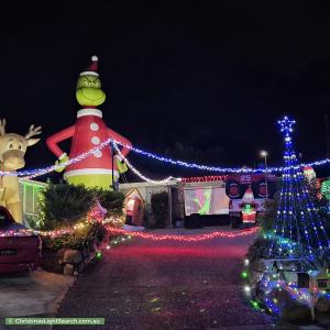 Christmas Light display at 6 Lena Place, Windaroo