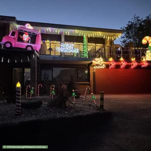 Christmas Light display at 27 Hillsyde Parade, Strathmore