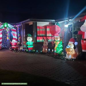 Christmas Light display at 27 Dobson Street, Ferntree Gully