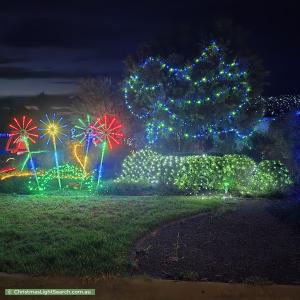 Christmas Light display at 1 Ina Gregory Circuit, Conder