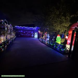 Christmas Light display at 2 Collegian Avenue, Strathmore