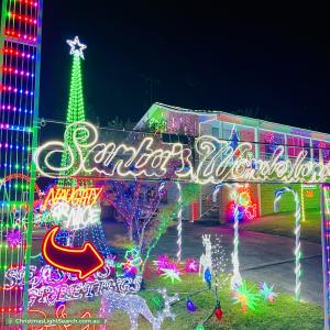 Christmas Light display at 53 Bindar Crescent, Bundanoon
