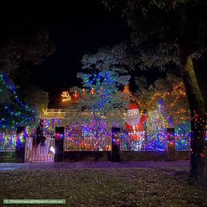 Christmas Light display at 7 High Street, Grange