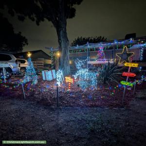 Christmas Light display at 2 Drysdale Circuit, Kambah
