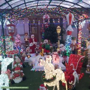 Christmas Light display at 6 Lee-Steere Crescent, Kambah