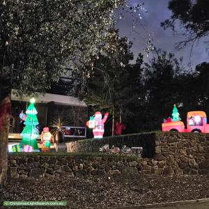 Christmas Light display at 35 Highpoint Crescent, Highton