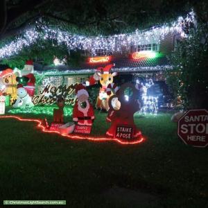 Christmas Light display at 5 Jean Street, Kingswood