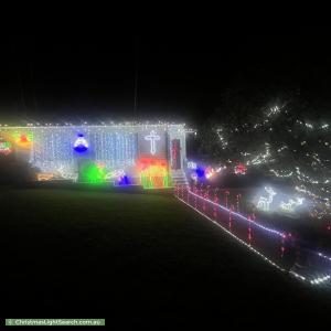 Christmas Light display at 39 Wattle Road, Jannali