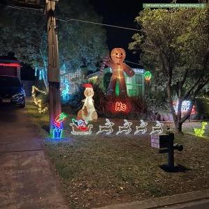 Christmas Light display at 83-85 Bastow Road, Lilydale
