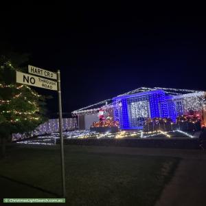 Christmas Light display at 109 Sanctuary Drive, Kialla