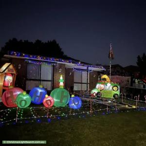 Christmas Light display at 9 Prasino Court, Carrum Downs